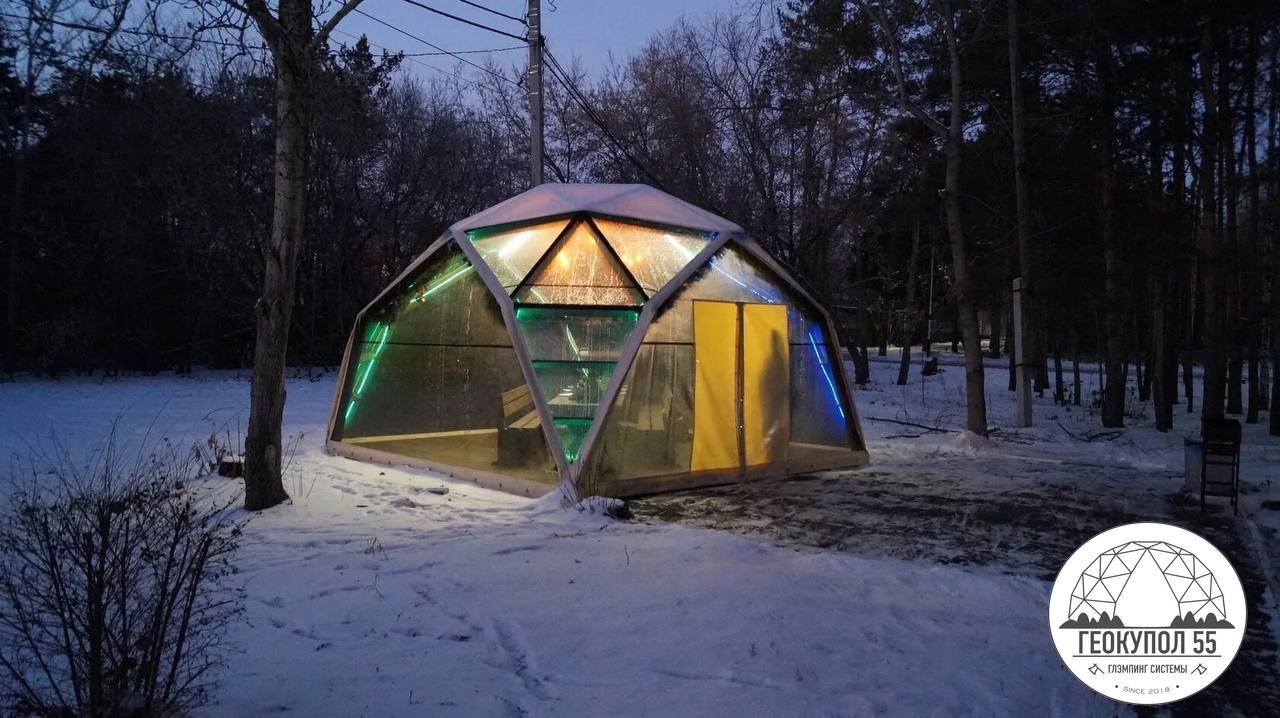 Уличная беседка-купол, г. Омск